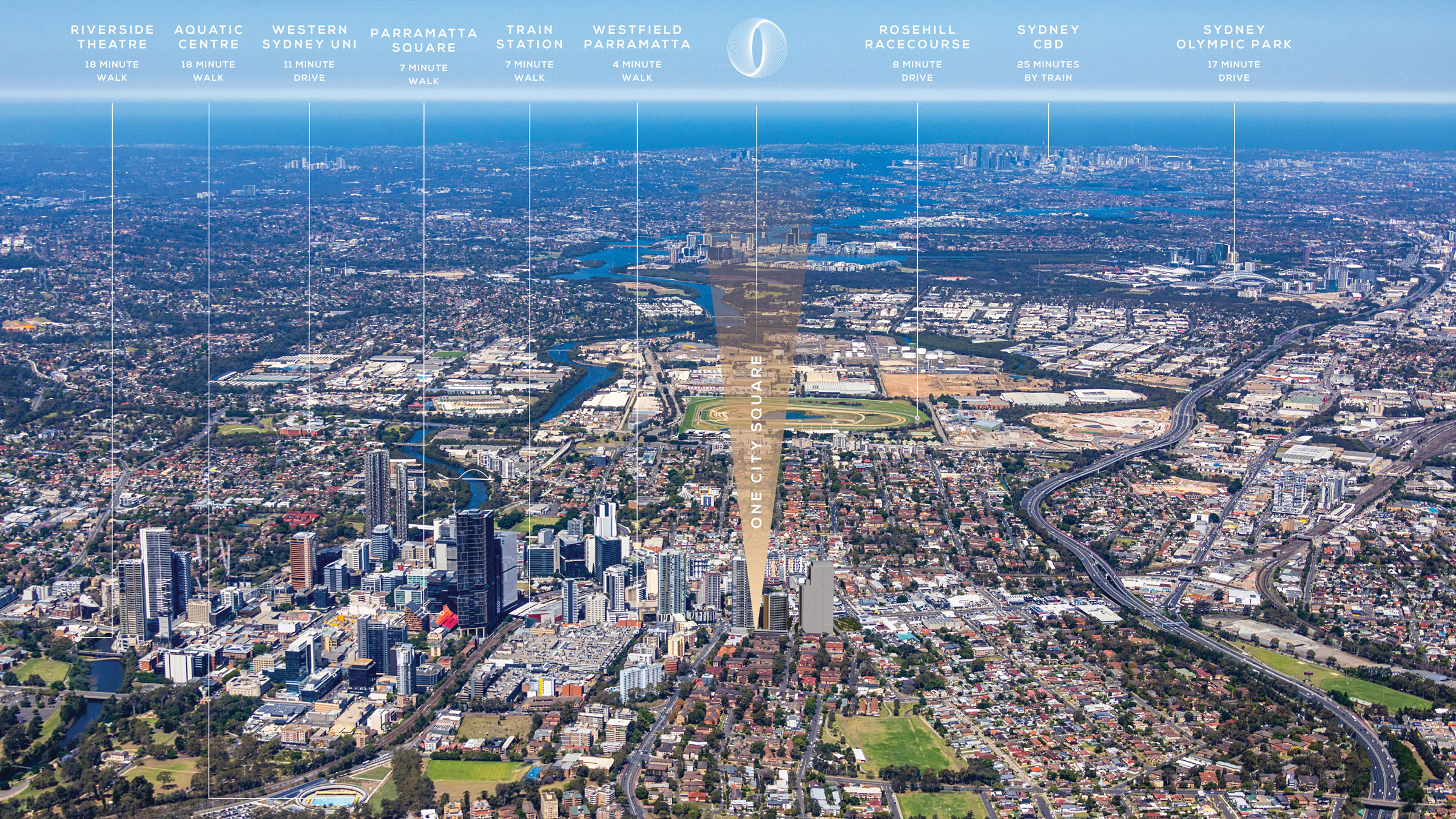 One City Square Aerial